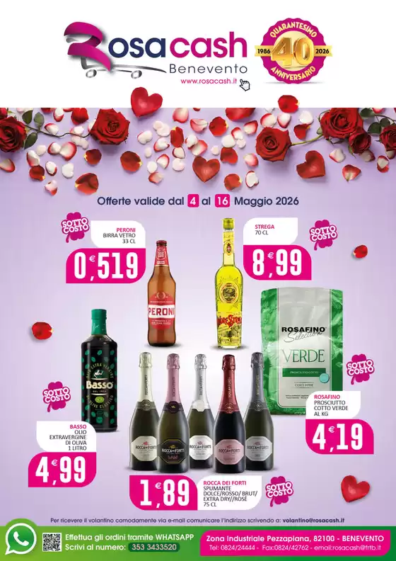 Volantino Rosa Cash | Offerte Valide dal 04 maggio al 16 maggio 2026  | 2026-05-04T00:00:00.000Z - 2026-05-16T00:00:00.000Z
