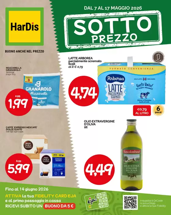 Volantino Hardis | Sottoprezzo | 2026-05-07T00:00:00.000Z - 2026-05-17T00:00:00.000Z
