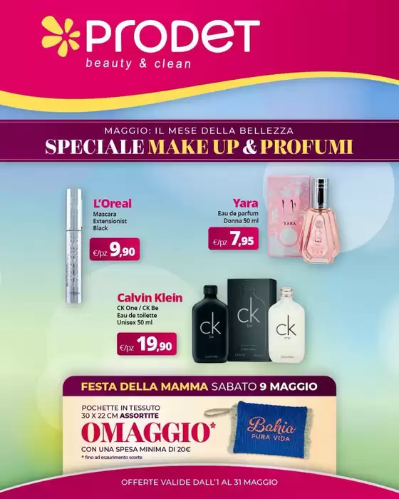 Volantino Prodet | Speciale make up & profumi | 2026-05-01T00:00:00.000Z - 2026-05-31T00:00:00.000Z