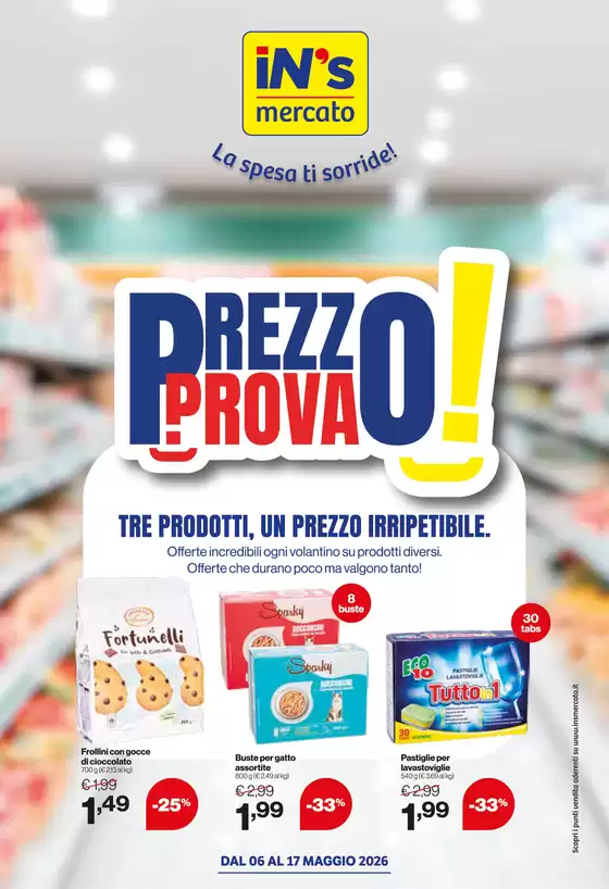 Volantino IN'S | Prezzo Prova! | 2026-05-06T00:00:00.000Z - 2026-05-17T00:00:00.000Z