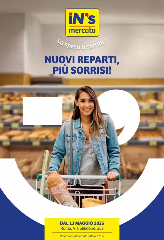 Volantino IN'S | Nuovi reparti, piu sorrisi! | 2026-05-13T00:00:00.000Z - 2026-05-17T00:00:00.000Z