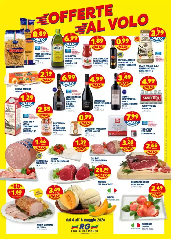 Volantino RG Supermarket | Offerte al volo | 2026-05-04T00:00:00.000Z - 2026-05-08T00:00:00.000Z