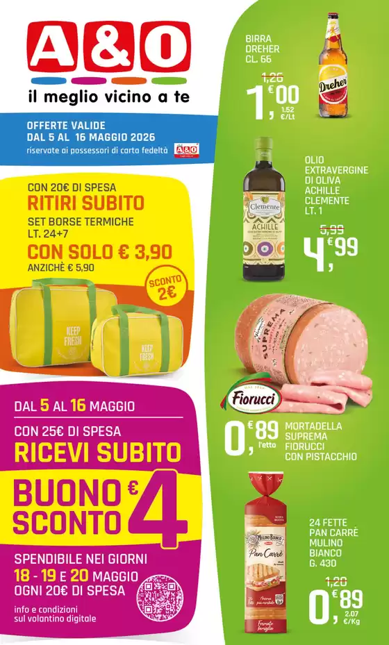 Volantino A&O | Offerte valide dal 5 al 16 maggio 2026 | 2026-05-05T00:00:00.000Z - 2026-05-16T00:00:00.000Z
