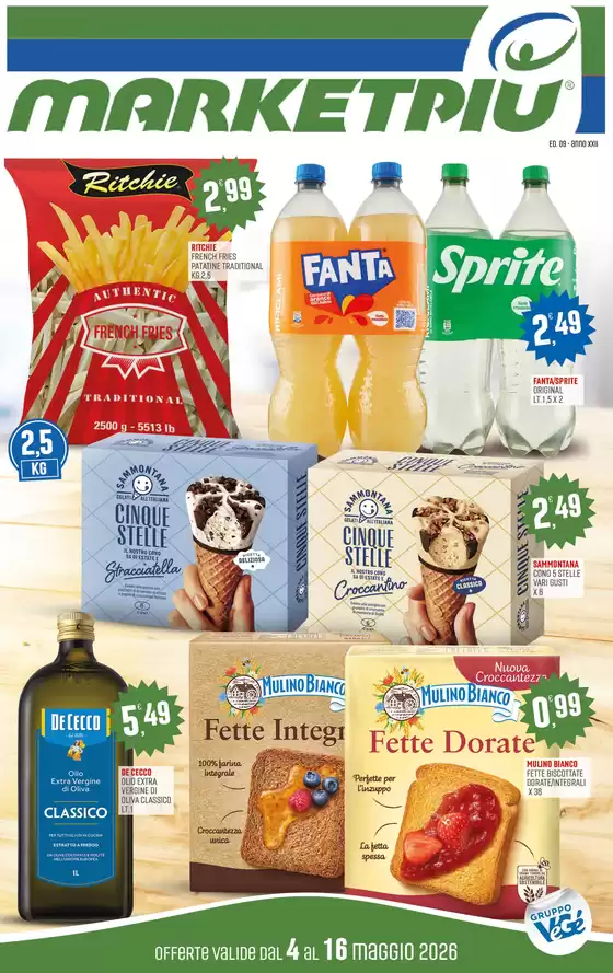 Volantino Marketpiù | Offerte valide dal 4 al 16 maggio | 2026-05-04T00:00:00.000Z - 2026-05-16T00:00:00.000Z