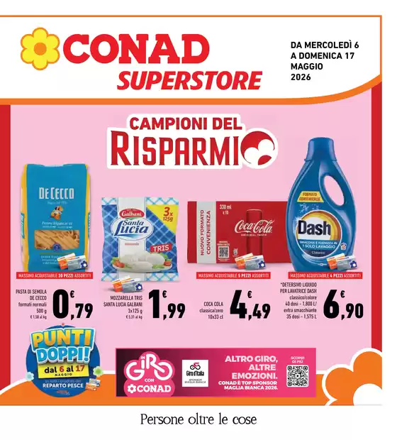 Volantino Conad Superstore | Campioni del Risparmio | 2026-05-06T00:00:00.000Z - 2026-05-17T00:00:00.000Z