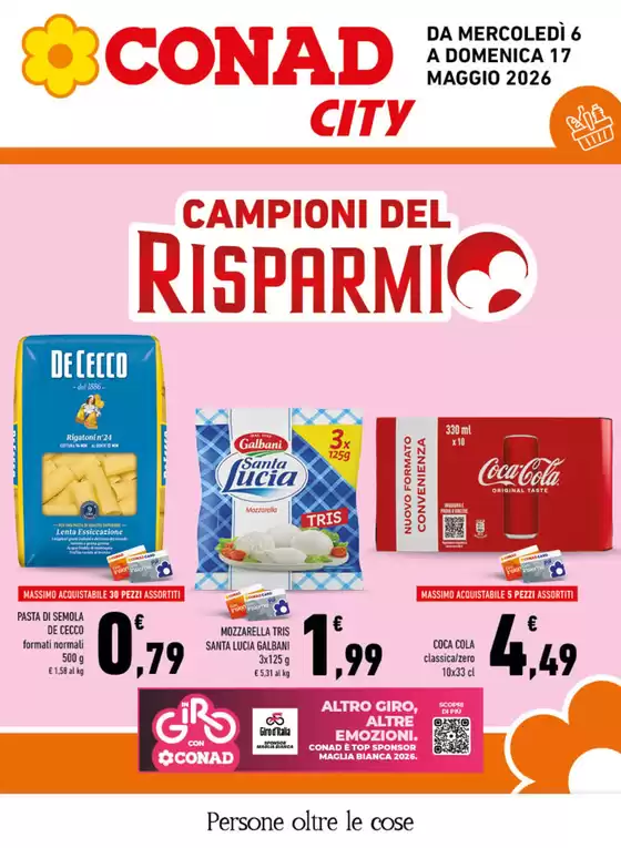 Volantino Conad City a Borghi | Campioni del Risparmio | 2026-05-06T00:00:00.000Z - 2026-05-17T00:00:00.000Z