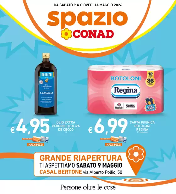 Volantino Spazio Conad | Grande Riapertura | 2026-05-09T00:00:00.000Z - 2026-05-14T00:00:00.000Z