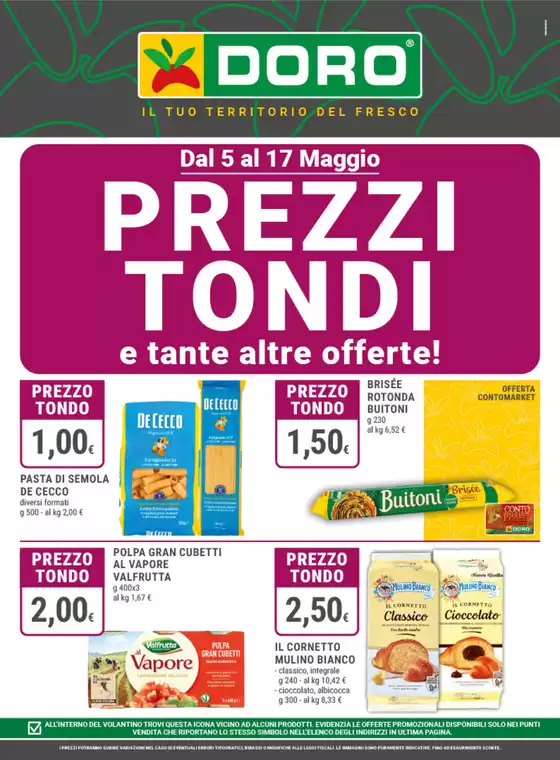 Volantino Doro | Prezzi tondi | 2026-05-05T00:00:00.000Z - 2026-05-17T00:00:00.000Z
