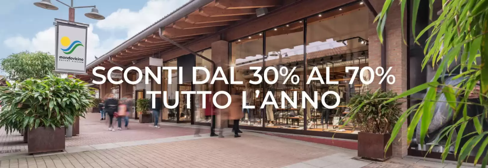 Volantino Mondovicino Outlet Village | Sconti dal 30% al 70% | 2026-05-04T00:00:00.000Z - 2026-05-18T00:00:00.000Z