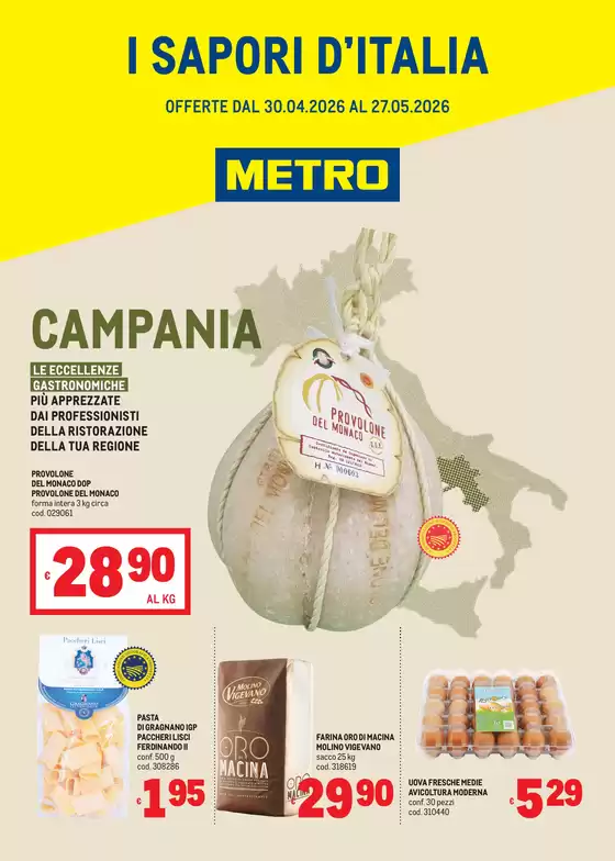 Volantino Metro | Sapori dItalia - CAMPANIA | 2026-05-04T00:00:00.000Z - 2026-05-27T00:00:00.000Z