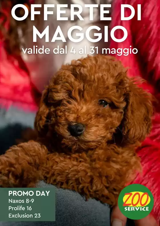 Volantino Zoo Service | Volantino Zoo Service | 2026-05-04T00:00:00.000Z - 2026-05-31T00:00:00.000Z