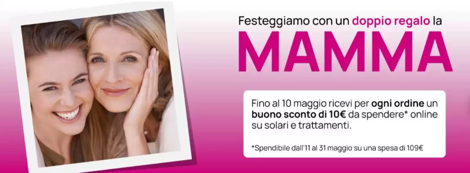 Volantino Sensation Profumerie a Palombara Sabina | Festeggiamo con un doppio regalo la mamma | 2026-05-04T00:00:00.000Z - 2026-05-31T00:00:00.000Z