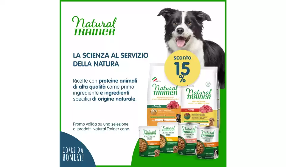 Volantino Homery | La scienza al servizio della natura | 2026-05-04T00:00:00.000Z - 2026-06-02T00:00:00.000Z
