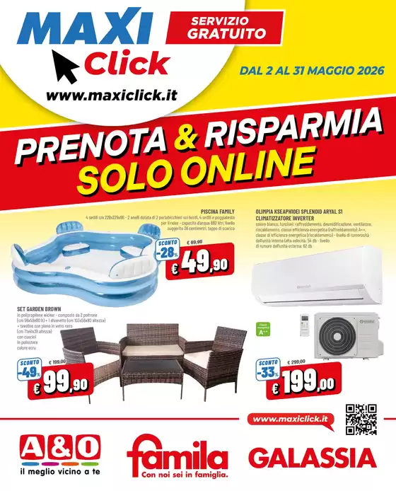 Volantino Famila a Locri | MaxiClick | 2026-05-02T00:00:00.000Z - 2026-05-31T00:00:00.000Z