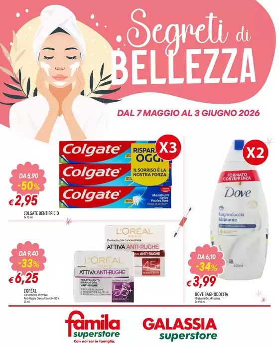 Volantino Galassia | Segreti di belleza | 2026-05-07T00:00:00.000Z - 2026-06-03T00:00:00.000Z