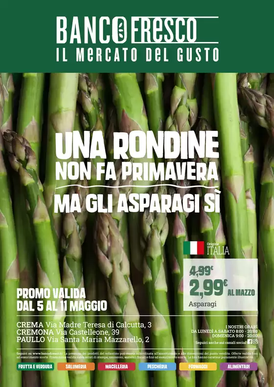 Volantino Banco Fresco | Una rondine non fa primavera | 2026-05-05T00:00:00.000Z - 2026-05-11T00:00:00.000Z