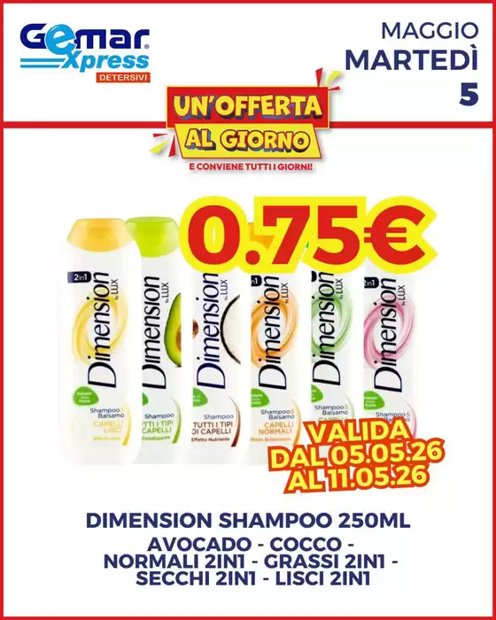 Volantino Gemar Detersivi a Marano di Valpolicella | Offerte per cacciatori di affari | 2026-05-05T00:00:00.000Z - 2026-05-11T00:00:00.000Z