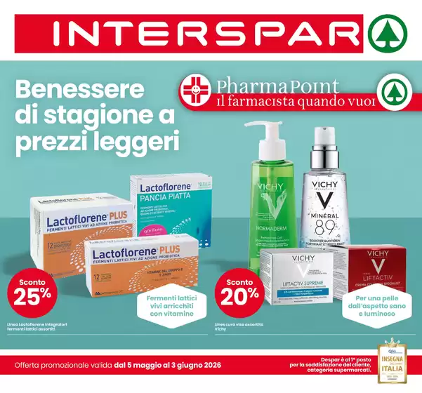 Volantino Interspar a Potenza | Benessere di stagione a prezzi leggeri | 2026-05-05T00:00:00.000Z - 2026-06-03T00:00:00.000Z