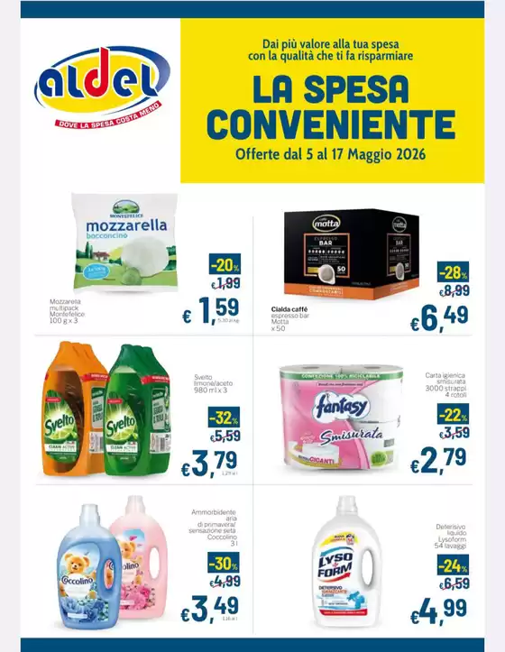 Volantino Aldel Discount | La spesa conveniente  | 2026-05-05T00:00:00.000Z - 2026-05-17T00:00:00.000Z
