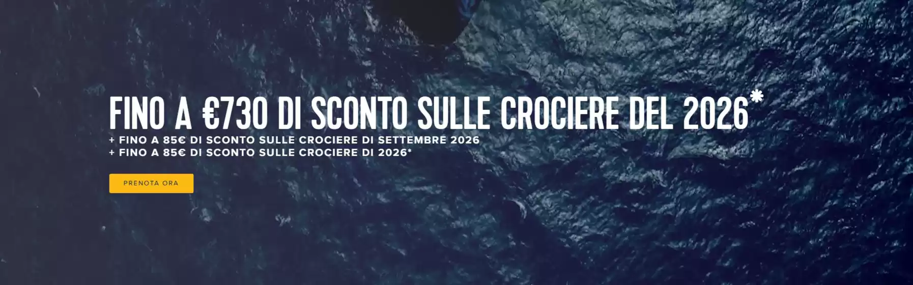 Volantino Royal Caribbean | Fino a 730€ di sconto sulle crociere del 2026 | 2026-05-05T00:00:00.000Z - 2026-05-07T00:00:00.000Z