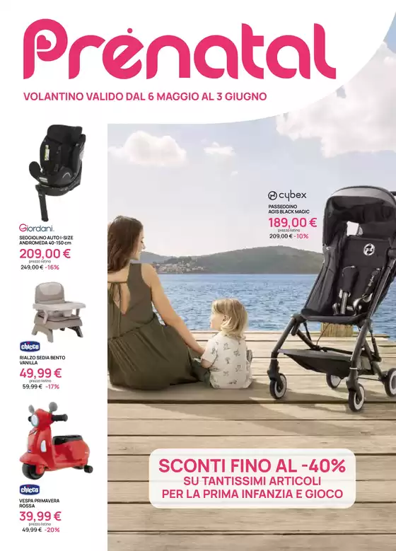Volantino Prenatal a Gandino | Sconti fino al -40% | 2026-05-06T00:00:00.000Z - 2026-06-03T00:00:00.000Z