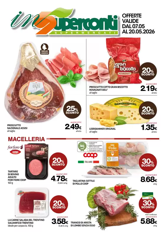 Volantino Superconti | Offerte valide dal 07.05 al 20.05.2026 | 2026-05-07T00:00:00.000Z - 2026-05-20T00:00:00.000Z