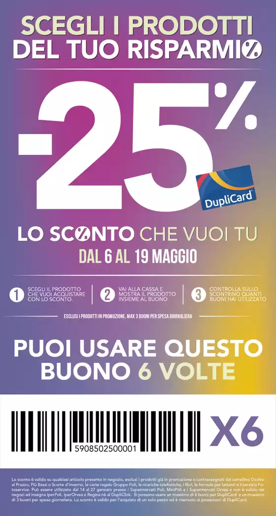 Volantino Regina Grandi Magazzini a Civitella di Romagna | -25% | 2026-05-06T00:00:00.000Z - 2026-05-19T00:00:00.000Z