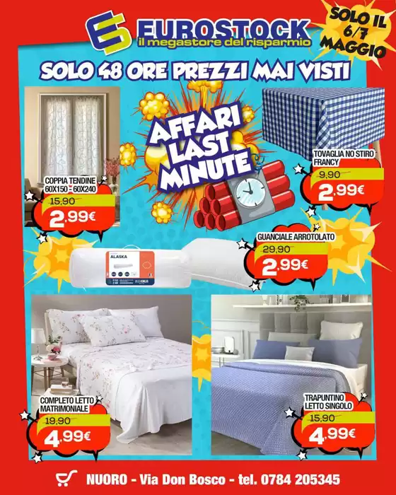 Volantino Eurostock a Ambivere | Affari last minute | 2026-05-06T00:00:00.000Z - 2026-05-07T00:00:00.000Z
