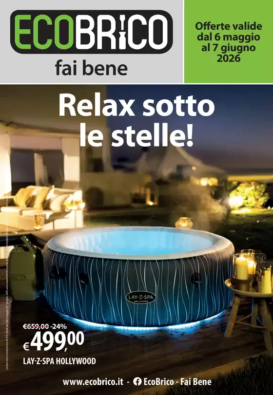Volantino Ecobrico | Relax sotto le stelle! | 2026-05-06T00:00:00.000Z - 2026-06-07T00:00:00.000Z