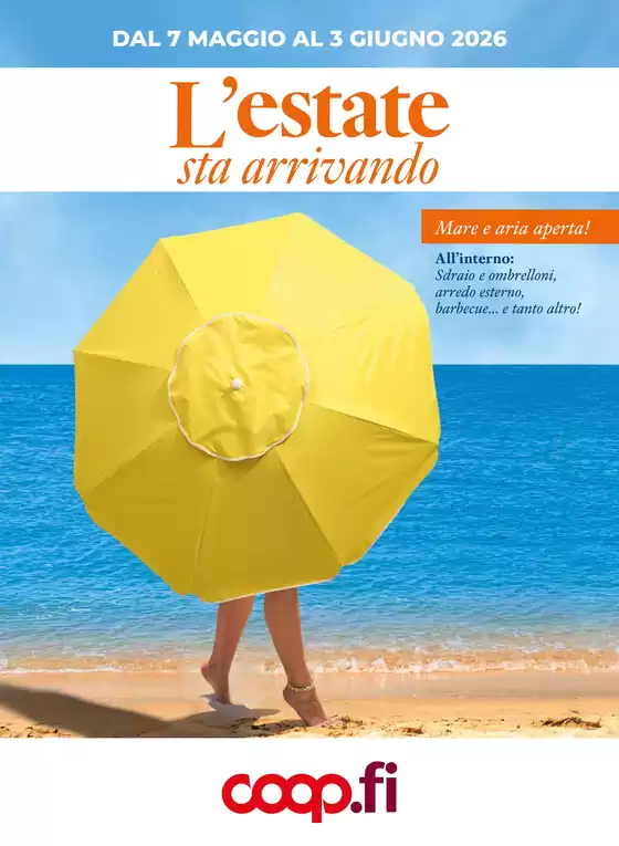 Volantino Coop | L'estate sta arrivando | 2026-05-07T00:00:00.000Z - 2026-06-03T00:00:00.000Z