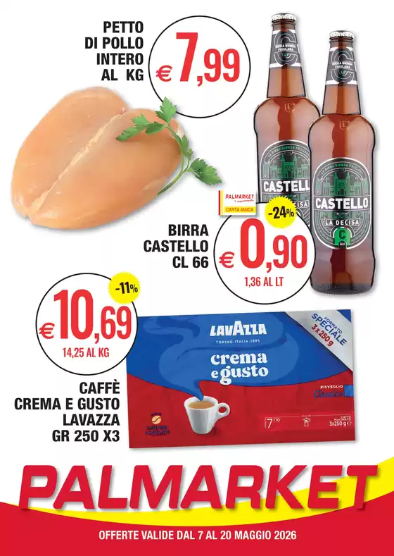 Volantino Palmarket | Offerte valide  | 2026-05-07T00:00:00.000Z - 2026-05-20T00:00:00.000Z