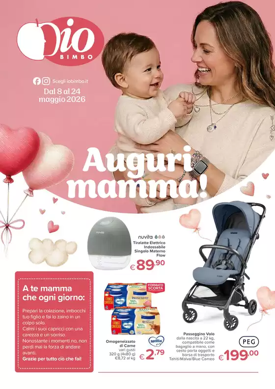 Volantino Io Bimbo | Auguri Mamma | 2026-05-08T00:00:00.000Z - 2026-05-24T00:00:00.000Z