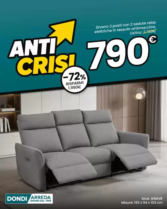 Volantino Dondi Arreda | Anticrisi | 2026-05-07T00:00:00.000Z - 2026-05-17T00:00:00.000Z