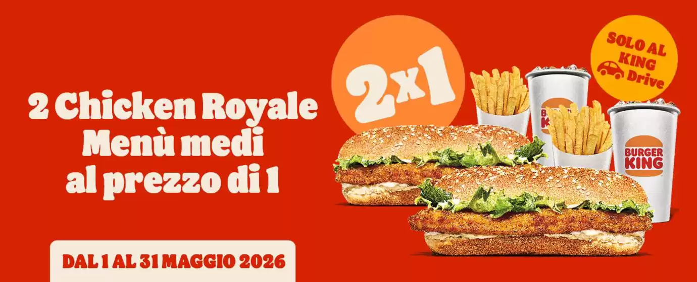 Volantino Burger King a Almese | 2x1 | 2026-05-07T00:00:00.000Z - 2026-05-31T00:00:00.000Z