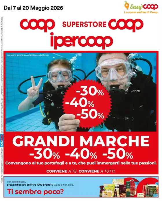 Volantino Superstore Coop | Grandi marche | 2026-05-07T00:00:00.000Z - 2026-05-20T00:00:00.000Z