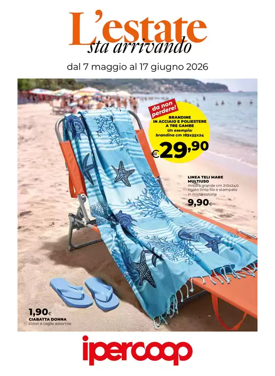 Volantino Ipercoop | L'estate sta arrivando | 2026-05-07T00:00:00.000Z - 2026-06-17T00:00:00.000Z
