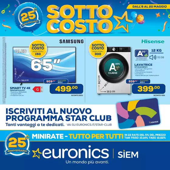 Volantino Euronics | SottoCosto | 2026-05-08T00:00:00.000Z - 2026-05-20T00:00:00.000Z
