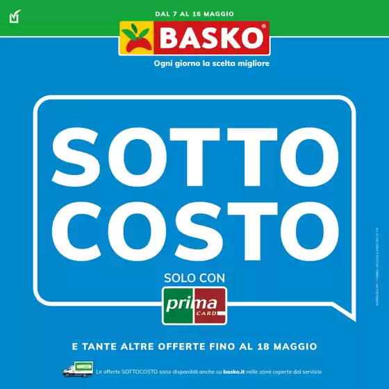 Volantino Basko | Sottocosto | 2026-05-07T00:00:00.000Z - 2026-05-18T00:00:00.000Z