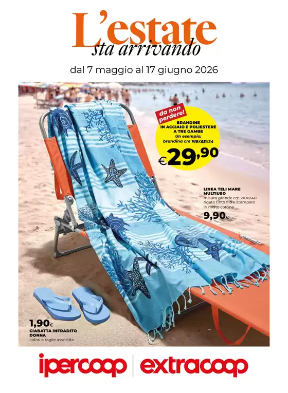Volantino Ipercoop | L'estate sta arrivando | 2026-05-07T00:00:00.000Z - 2026-06-17T00:00:00.000Z