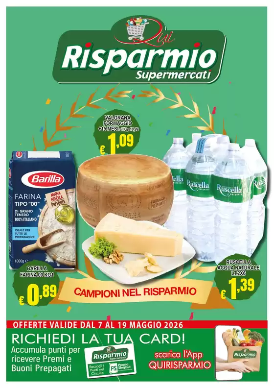 Volantino Mio Mercato | Campioni nel Risparmio | 2026-05-07T00:00:00.000Z - 2026-05-19T00:00:00.000Z