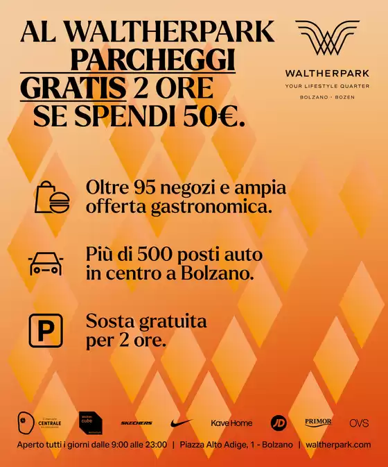 Volantino WaltherPark Parking | Parcheggi Gratis | 2026-05-08T00:00:00.000Z - 2026-05-22T00:00:00.000Z
