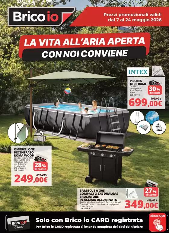 Volantino Bricoio | LA VITA ALLARIA APERTA CON NOI CONVIENE | 2026-05-07T00:00:00.000Z - 2026-05-24T00:00:00.000Z