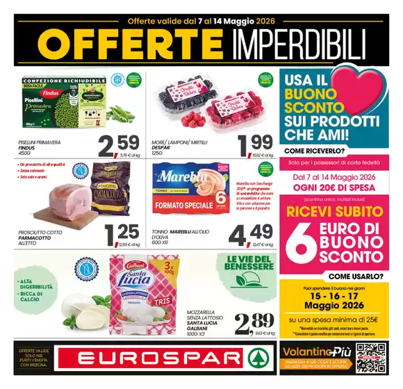Volantino Eurospar | Offerte imperdibili | 2026-05-07T00:00:00.000Z - 2026-05-14T00:00:00.000Z