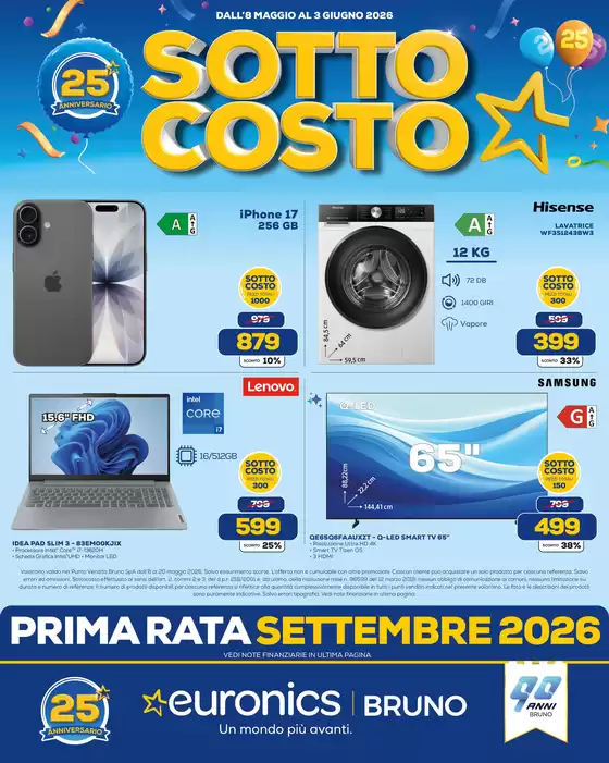 Volantino Euronics a San Giorgio Lucano | SottoCosto! | 2026-05-08T00:00:00.000Z - 2026-05-20T00:00:00.000Z