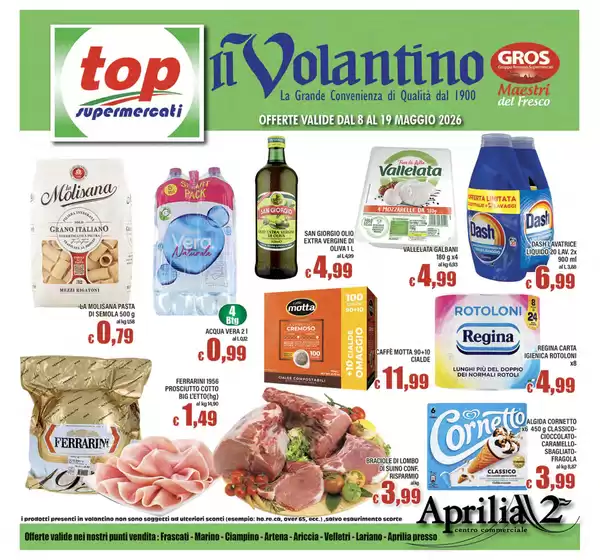 Volantino Top Supermercati | Il volantino | 2026-05-08T00:00:00.000Z - 2026-05-19T00:00:00.000Z