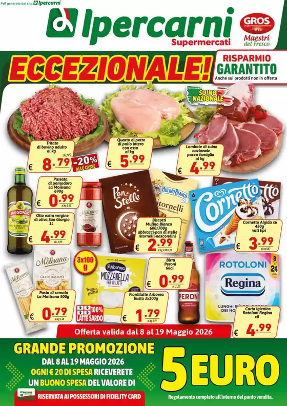 Volantino Ipercarni | Eccezionale! | 2026-05-08T00:00:00.000Z - 2026-05-19T00:00:00.000Z