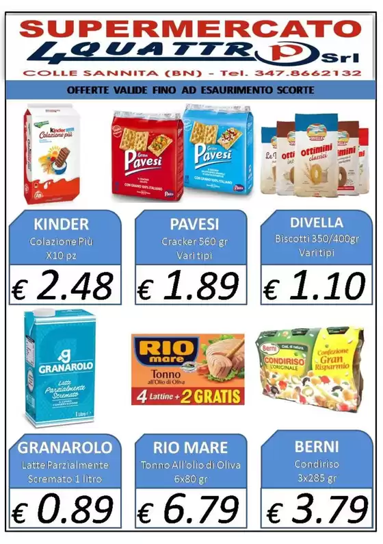 Volantino Supermercato 4P | Offerte | 2026-05-08T00:00:00.000Z - 2026-05-10T00:00:00.000Z