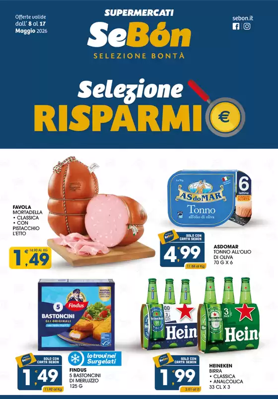 Volantino SeBón | Selezione risparmio | 2026-05-08T00:00:00.000Z - 2026-05-17T00:00:00.000Z
