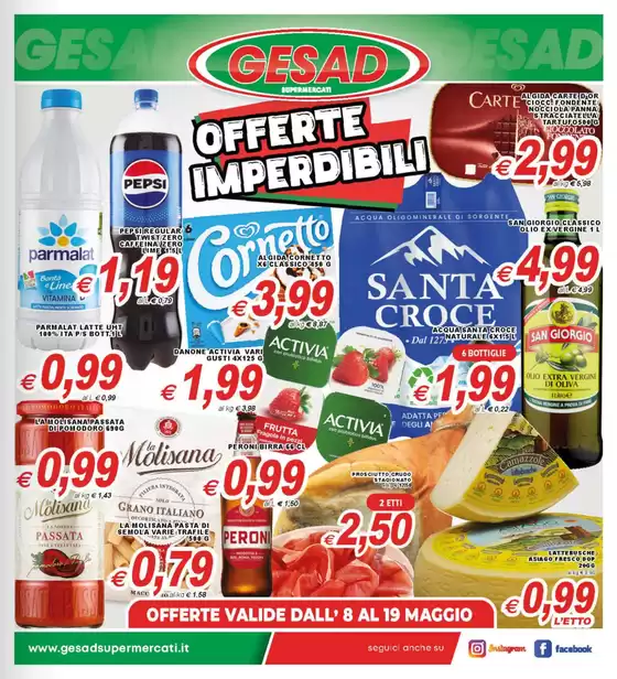 Volantino Gesad Supermercati | Offerte Imperdibili | 2026-05-08T00:00:00.000Z - 2026-05-19T00:00:00.000Z