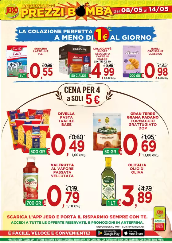 Volantino Jero Market | Prezzi bomba | 2026-05-08T00:00:00.000Z - 2026-05-14T00:00:00.000Z